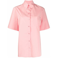 Salvatore Ferragamo Camisa com botões - Rosa