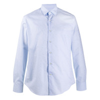 Salvatore Ferragamo Camisa jacquard paisley - Azul