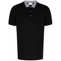 Salvatore Ferragamo Camisa polo Gancini de algodão - Preto