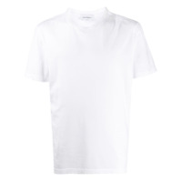 Salvatore Ferragamo Camiseta de algodão com logo bordado - Branco