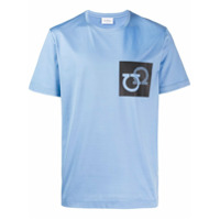 Salvatore Ferragamo Camiseta mangas curtas com logo - Azul