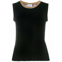 Salvatore Ferragamo Colete de tricô leve - Preto