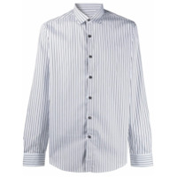 Salvatore Ferragamo striped button-up shirt - Branco