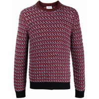 Salvatore Ferragamo Suéter de lã e tricô - Vermelho