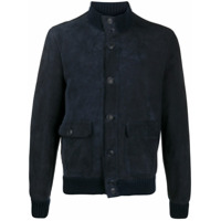 Salvatore Santoro Jaqueta bomber com botÃµes - Azul