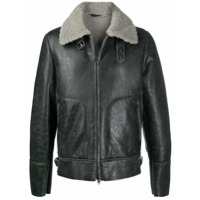 Salvatore Santoro Jaqueta com gola contrastante - Cinza