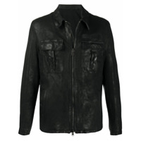 Salvatore Santoro Jaqueta slim com zÃ­per - Preto