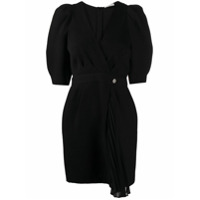 Sandro Paris Vestido slim com mangas curtas - Preto