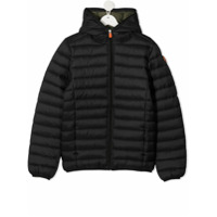 Save The Duck Kids TEEN Gigay hooded puffer jacket - Preto