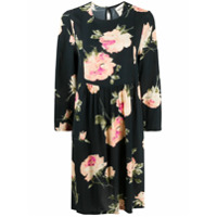 Semicouture Vestido com estampa floral - Preto