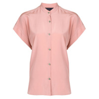 Shanghai Tang Camisa com botões de joias - Rosa