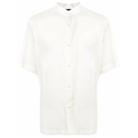 Shanghai Tang Camisa mangas curtas com gola padre - Branco