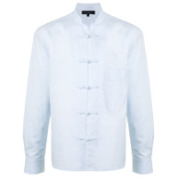 Shanghai Tang Jaqueta com botões e bolso no busto - Azul