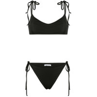 Sian Swimwear Biquíni Louise com amarração - Preto