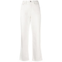 Simon Miller Calça jeans cropped cintura alta - Branco