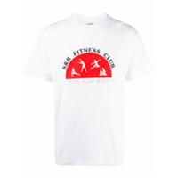 Sporty & Rich Camiseta com slogan S&R Fitness Club - Branco