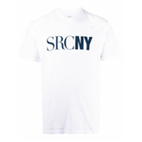 Sporty & Rich Camiseta com slogan SRCNY - Branco