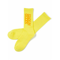 Stadium Goods logo embroidered socks - Amarelo
