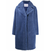STAND STUDIO Camille oversized faux-fur coat - Azul