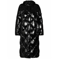 STAND STUDIO Farrah feather down long padded coat - Preto