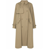 Stella McCartney Alexa trench-style cape - Verde