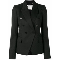 Stella McCartney Blazer jacquard com logo - Preto