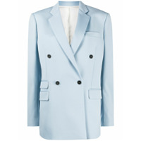 Stella McCartney Blazer oversized com abotoamento duplo - Azul