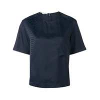 Stella McCartney Blusa com efeito escalonado - Azul