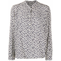 Stella McCartney Blusa com estampa de laranjas - Azul