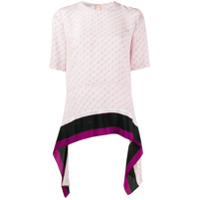 Stella McCartney Blusa com estampa monogramada - Rosa