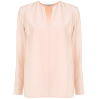 Stella McCartney Blusa Emmalee com fenda na gola - Neutro
