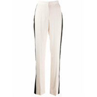 Stella McCartney Calça com listras laterais - Branco