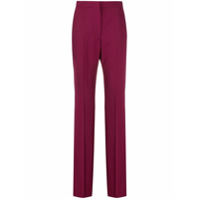 Stella McCartney Calça de alfaiataria com fenda na barra - Vermelho