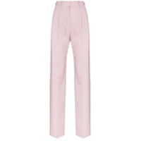 Stella McCartney Calça de alfaiataria com pregas - Rosa