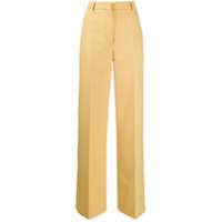 Stella McCartney Calça de alfaiataria reta - Amarelo