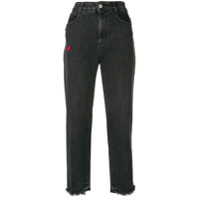 Stella McCartney Calça jeans com aplicação - Preto