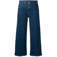 Stella McCartney Calça pantacourt jeans - Azul