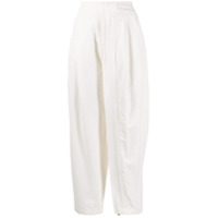 Stella McCartney Calça pantalona cintura alta - Branco