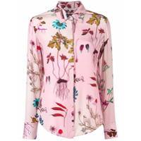 Stella McCartney Camisa com estampa floral - Rosa