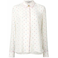 Stella McCartney Camisa Wilson de seda estampada - Branco