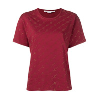 Stella McCartney Camiseta com aplicação - Vermelho