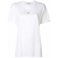 Stella McCartney Camiseta com aplicações em estrela - Branco