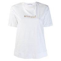 Stella McCartney Camiseta com estampa de logo - Branco