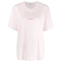 Stella McCartney Camiseta com estampa de logo - Rosa