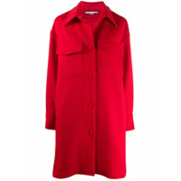 Stella McCartney Casaco Kerry com abotoamento simples - Vermelho