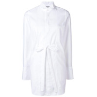 Stella McCartney Chemise com cinto - Branco