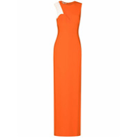 Stella McCartney Evelyn cutout gown - Laranja