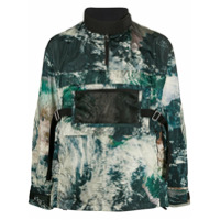 Stella McCartney Jaqueta leve com estampa - Verde