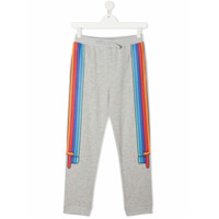 Stella McCartney Kids TEEN stripe side panel track pants - Cinza