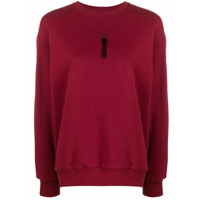 Stella McCartney Moletom com bordado de estrela e tassel - Vermelho